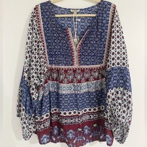 ORIENTIQUE Naturally Australian Blouse NWT (XL)